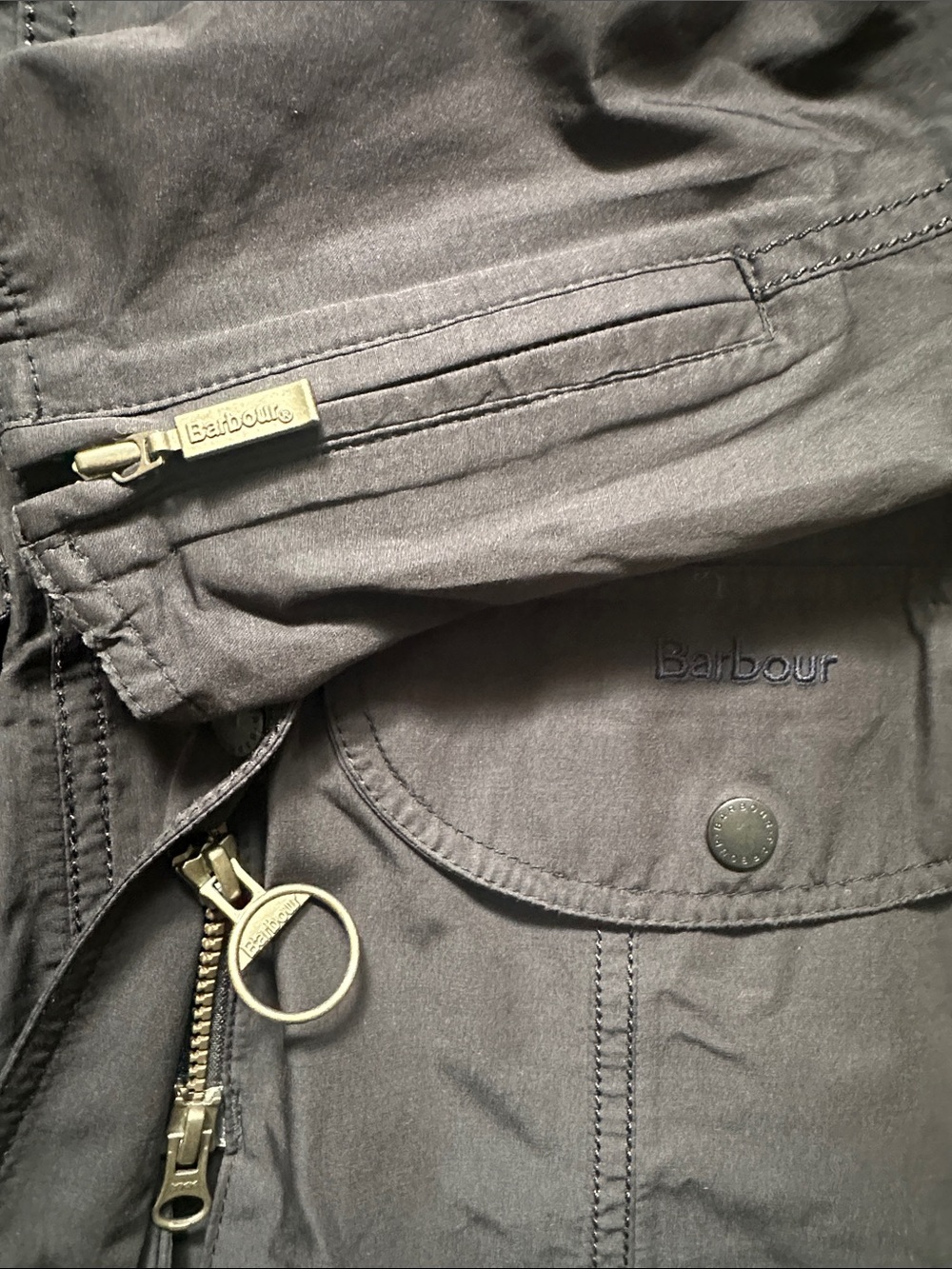 Barbour Black Jacket - US size 4, Euro 34 Good condition! - Picture 4 of 8